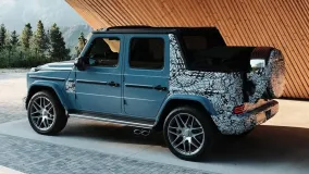 Mercedes-AMG G-Class Cabrio снова показали на тизерах: мягкая крыша складывается за вторым рядом