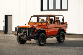 EMC показала Mercedes-Benz 250GD Wolf: оранжевый G-Class сохранил дизель OM605a, но получил 225 л.с.