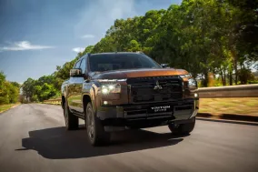 Mitsubishi Triton BF///MS вышел в Бразилии: коричневый пикап с 20-дюймовыми колесами