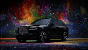 Rolls-Royce Cullinan Black Badge получил пять комиссий Kongo с ручной росписью Cyril Kongo