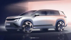 Skoda Peaq раскрыт на дизайн-скетчах перед премьерой 23 июня: семиместный EV получит до 600 км WLTP