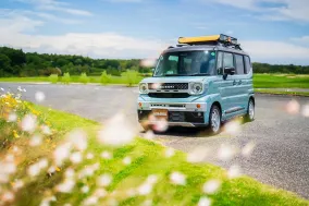 Suzuki Spacia Gear получил комплект DAMD Noct с новой решеткой, декором фар, колесами Cantabile и ценой от 140 800 иен