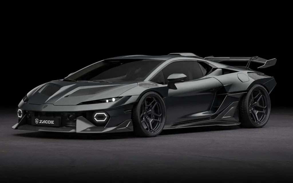 Lamborghini Temerario получил Stage Two Widebody от Zacoe с карбоном, огромными арками и антикрылом