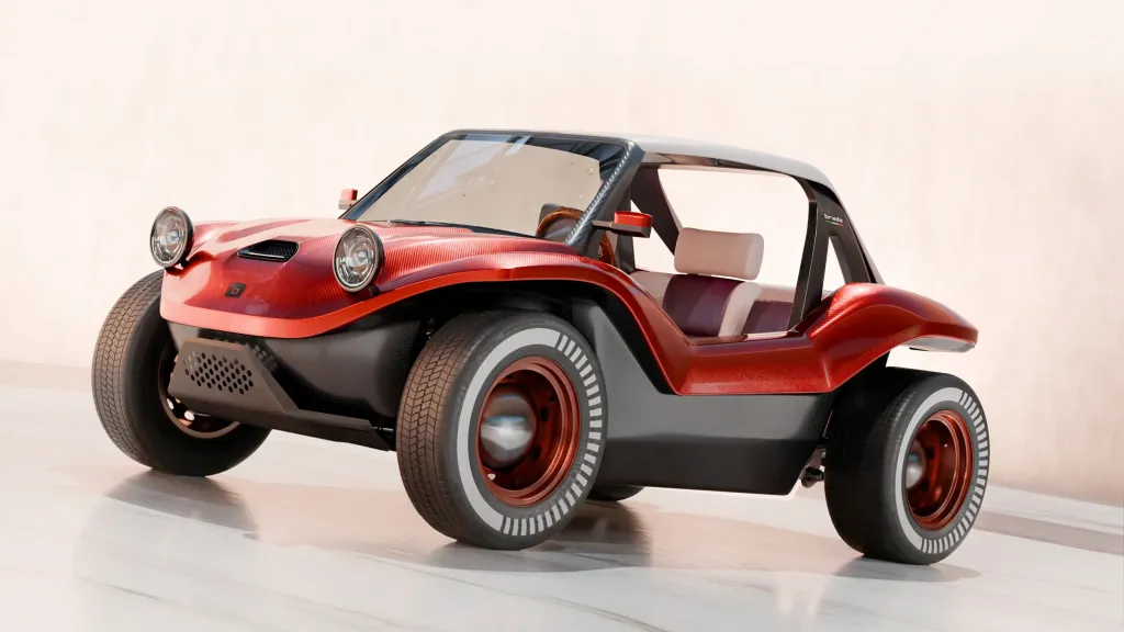 Brado Carbon Buggy: итальянский багги без экранов, с карбоновым монококом и воздушным boxer VW