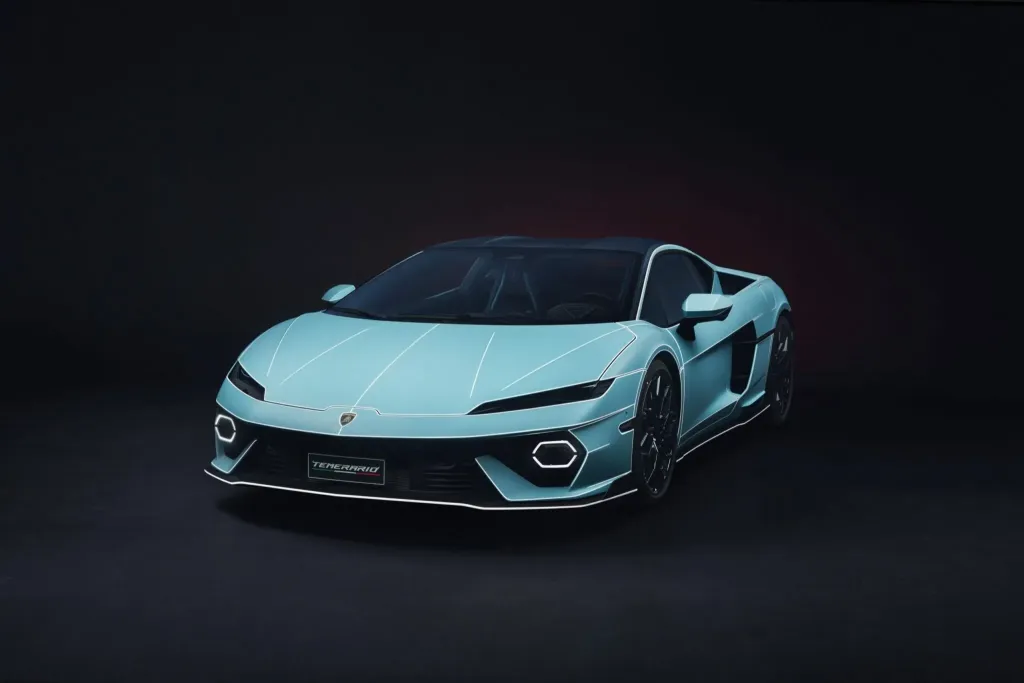 Lamborghini Temerario Celeste Fedra
