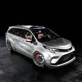 Abimelec Design превратил Toyota Sienna в воображаемый GR-минивэн с GR-Four, карбоновой крышей и широкими арками