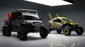 Can-Am Defender Prerunner 6x6 и Maverick R XRay показали будущее SSV