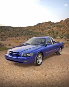 Ford Crown Victoria стал австралийским Falcon Ute в рендере Abimelec Design