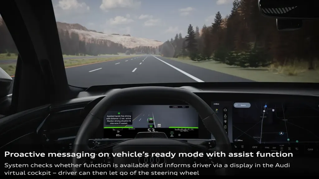 Audi запускает hands-free ассистент уровня 2 на Q9