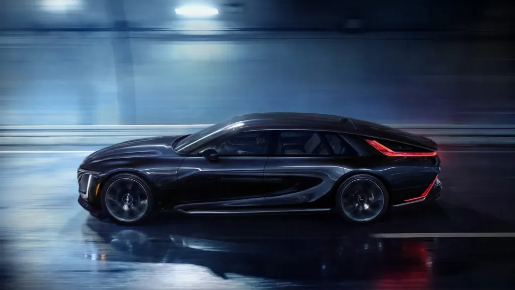 Cadillac Celestiq Night Test получил темно-синий кузов