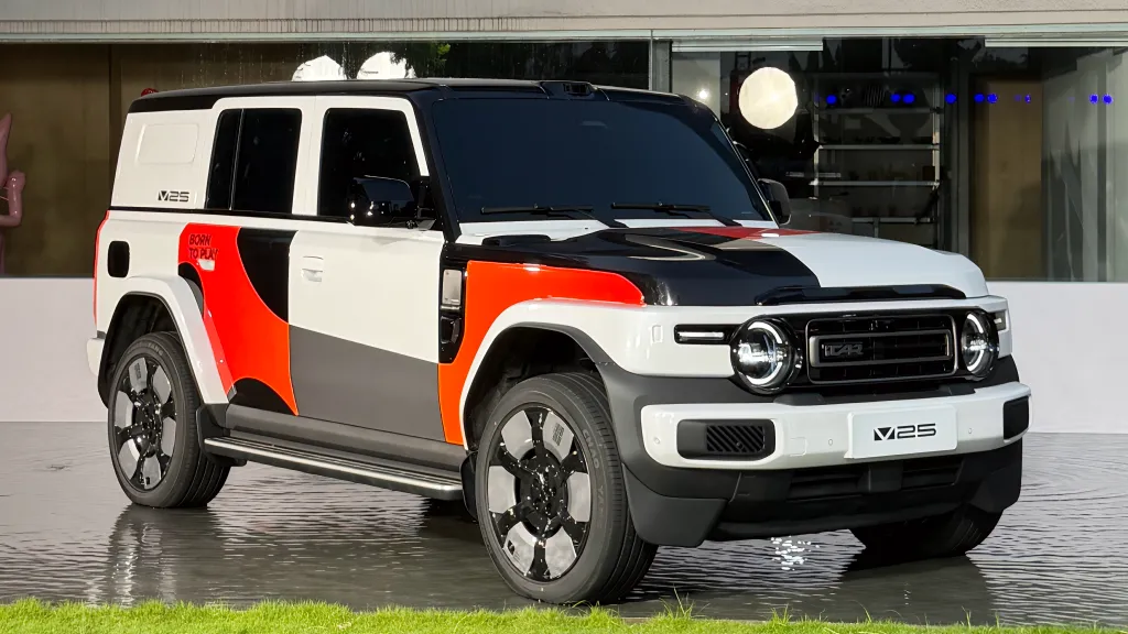 Chery iCaur V25 дебютировал в Китае с EREV-системой