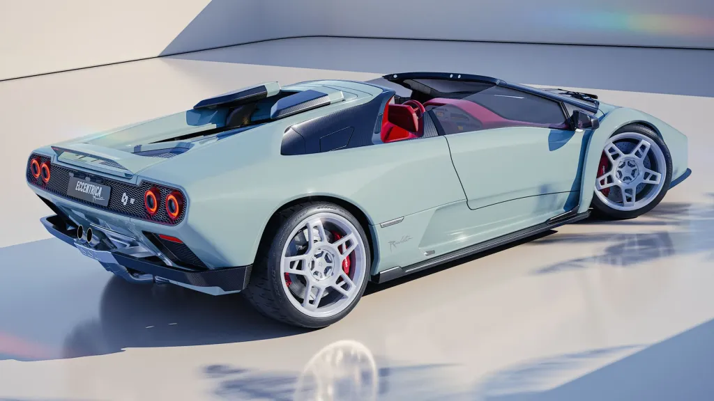 Eccentrica V12 Roadster переосмыслил Lamborghini Diablo с V12