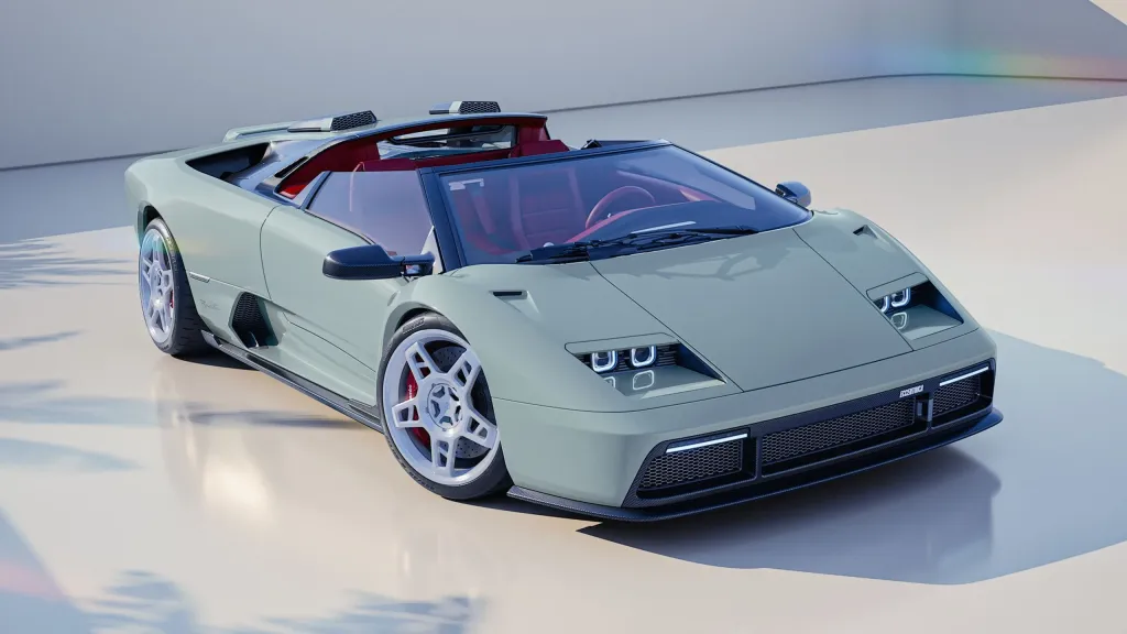 Eccentrica V12 Roadster переосмыслил Lamborghini Diablo с V12