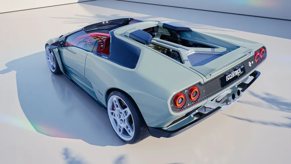 Eccentrica V12 Roadster переосмыслил Lamborghini Diablo с V12