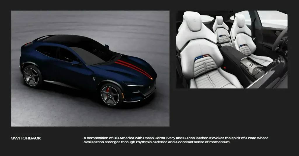 Ferrari Purosangue American Grand Tour Atelier Collection: The Roads