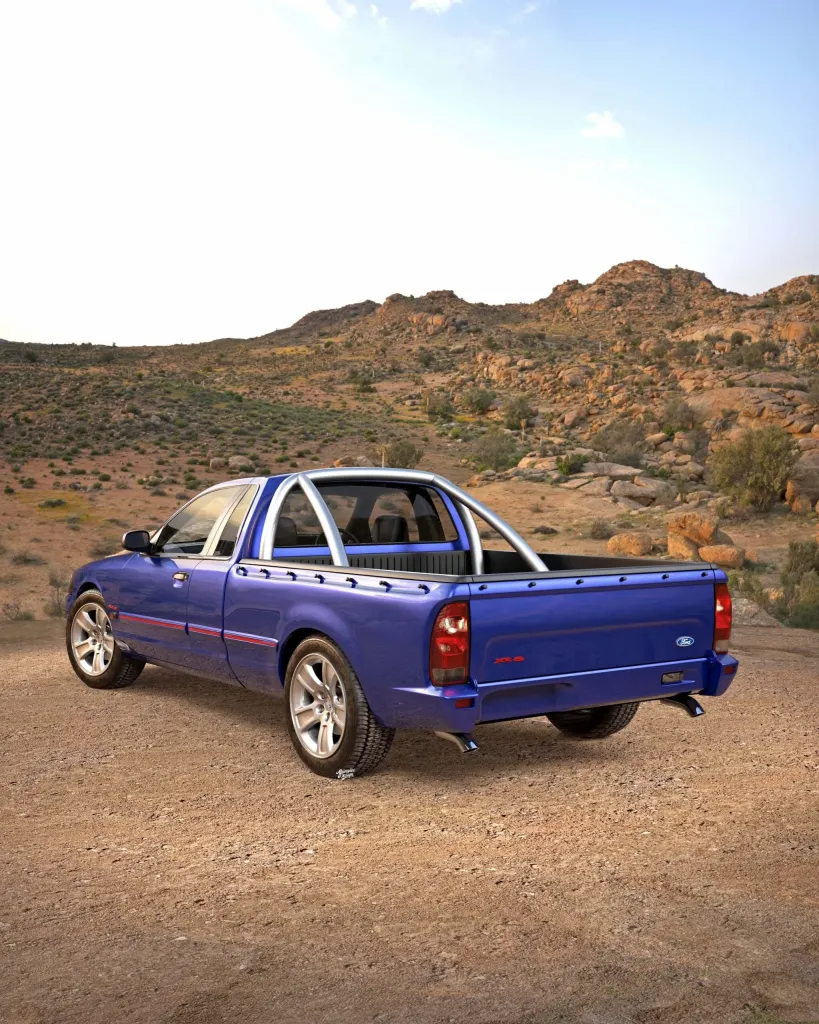 Ford Crown Victoria стал австралийским Falcon Ute в рендере Abimelec Design