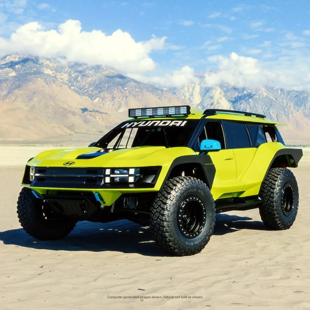 Hyundai Santa Fe превратили в Baja-рендер: проект Khyzyl Saleem