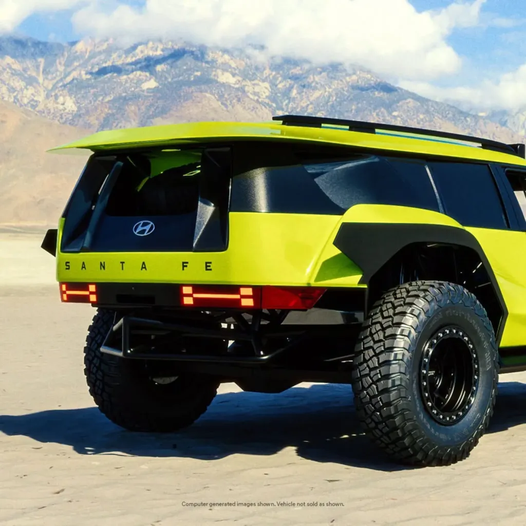 Hyundai Santa Fe превратили в Baja-рендер: проект Khyzyl Saleem