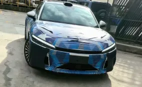 Следующий BYD Han сфотографировали в Китае: дизайн Dragon Face, лидар и ожидаемая цена около 200 000 юаней