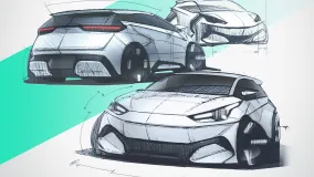 BYD раскрыла эскизы второго Seagull: хэтчбек стал крупнее, получил лидар и до 420 км CLTC