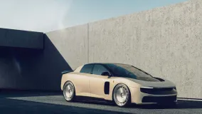 Ferrari Luce получил неофициальный рендер Vossen с колесами G2-13T, крылом и заниженной посадкой