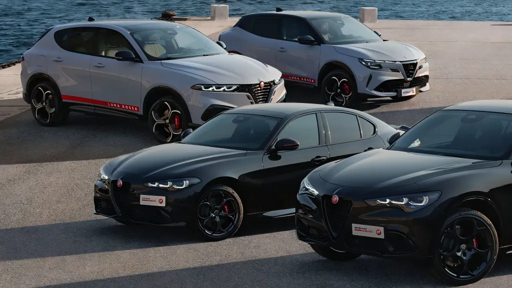 Alfa Romeo выпустила Edizione Luna Rossa для Junior, Tonale, Giulia и Stelvio