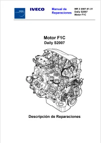 Руководство по ремонту двигателя Iveco Daily F1C (2007)