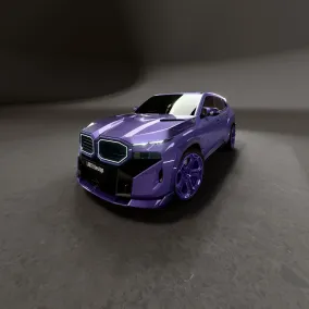 BMW XM Lunar Lilac: Larte Design показала сиреневый проект с карбоновым обвесом