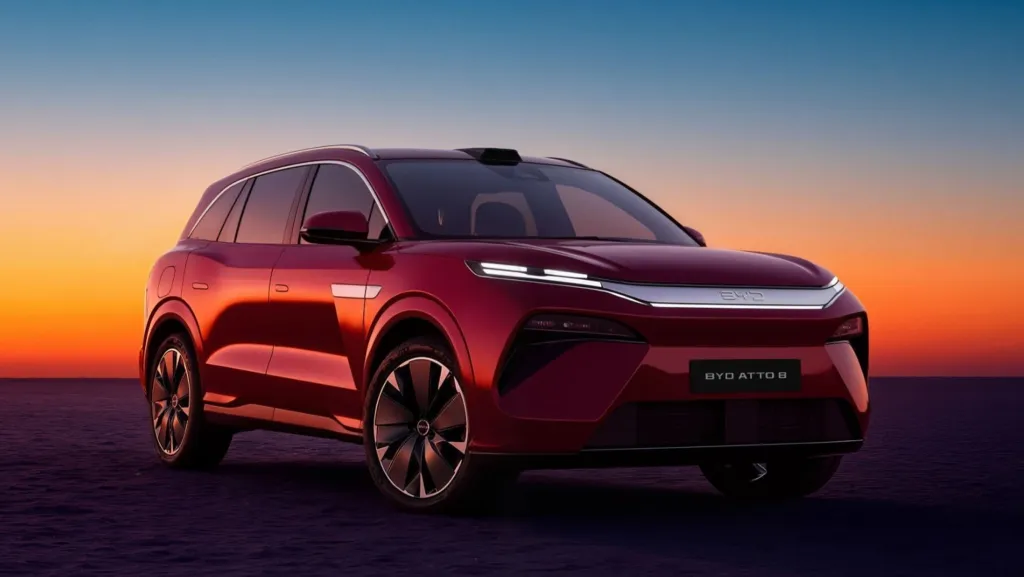 BYD Atto 8 дебютировал в Европе: семь мест и зарядка до 97% за 9 минут — фото 2