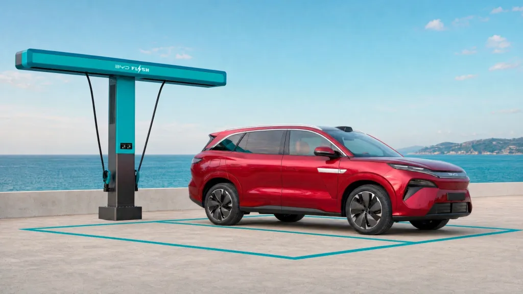 BYD Atto 8 дебютировал в Европе