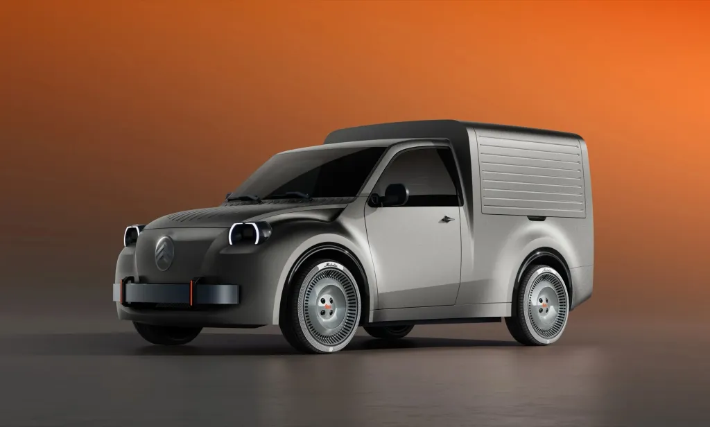 Citroën 2CV Fourgonnette Concept вернул форму небольшого фургона — фото 11