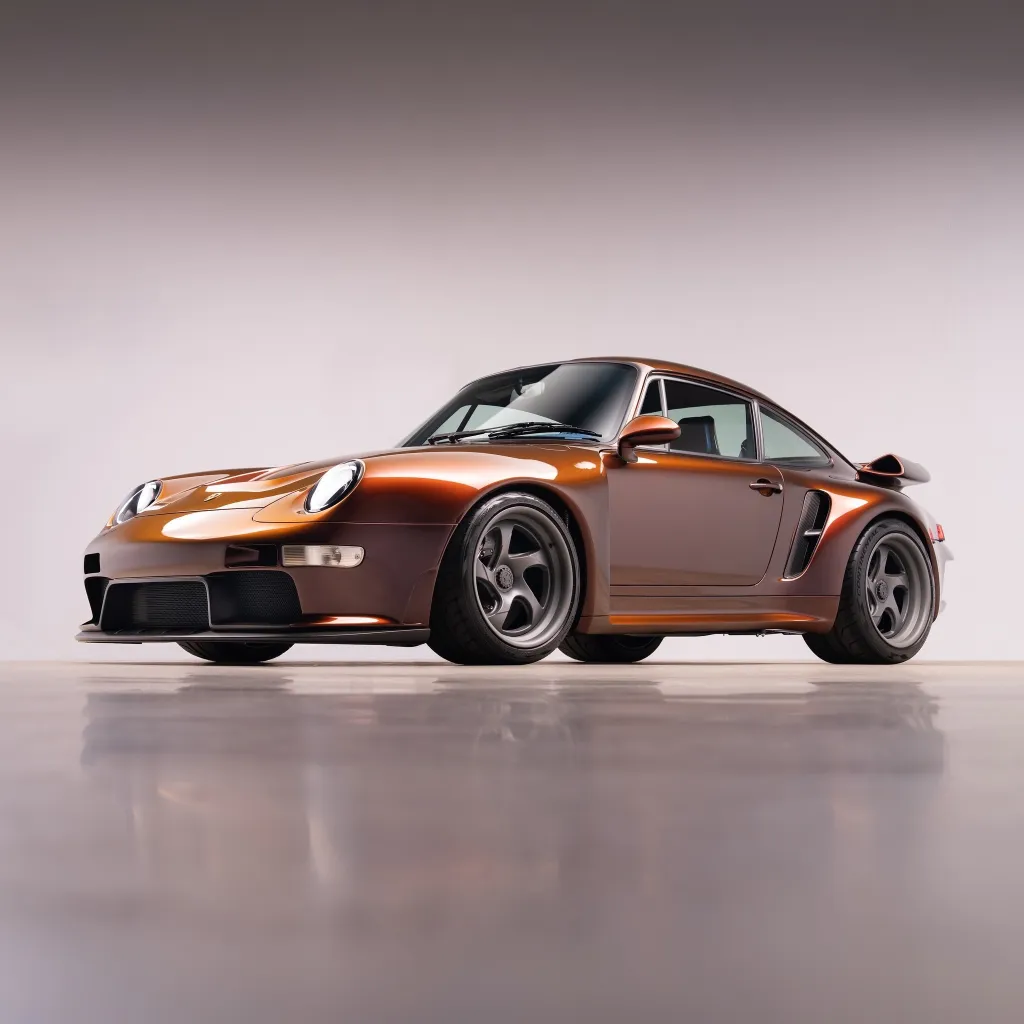 Gunther Werks показал Porsche 993 Turbo Hercules с синим салоном и 862 л.с. — фото 9